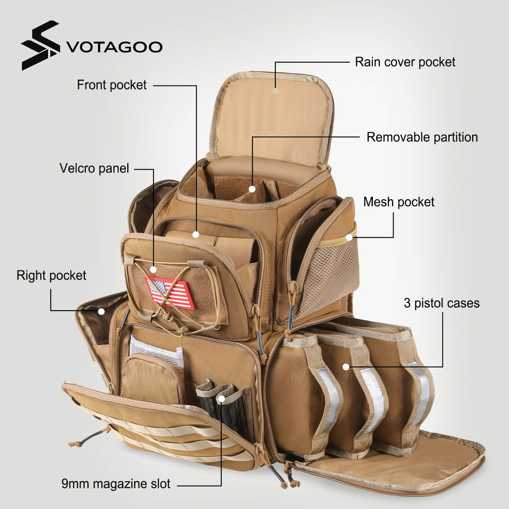 VOTAGOO® Tactical Range Backpack Version