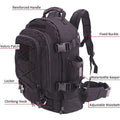 Tactical MOLLE Backpack Heavy-Duty Rucksack Black