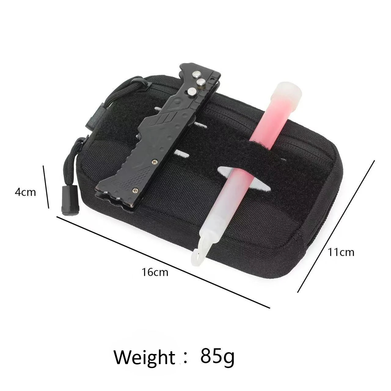 Tactical Molle Admin Pouch - Versatile EDC Tool Bag and Medical Pouch for Outdoor Sports, Hunting, and Camping Activities