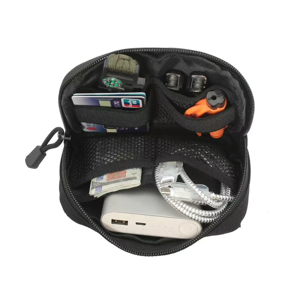 Tactical Molle Admin Pouch - Versatile EDC Tool Bag and Medical Pouch for Outdoor Sports, Hunting, and Camping Activities
