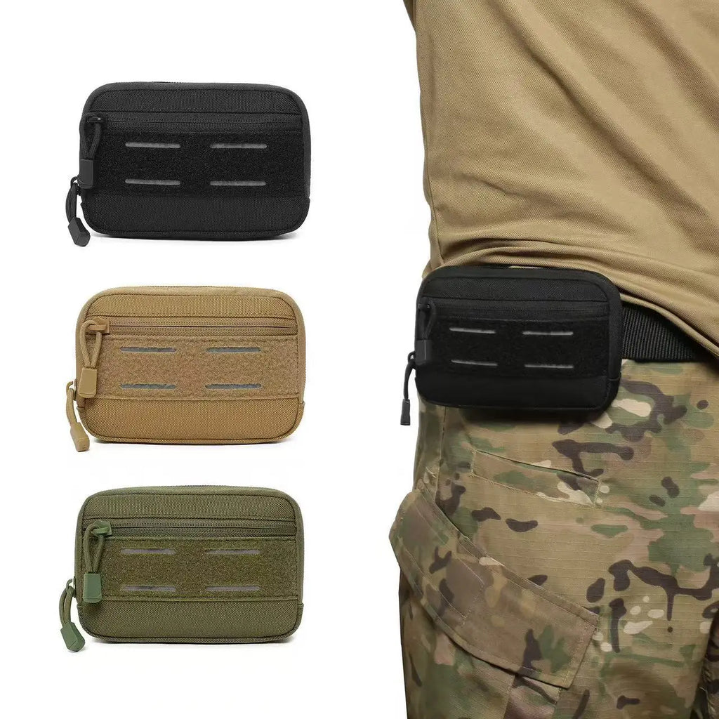 Tactical Molle Admin Pouch - Versatile EDC Tool Bag and Medical Pouch for Outdoor Sports, Hunting, and Camping Activities